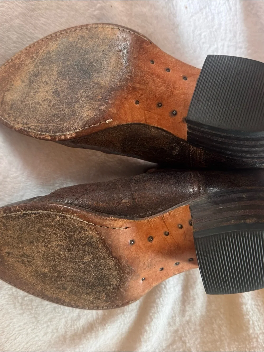 Frye Deborah Studded Distressed Boot